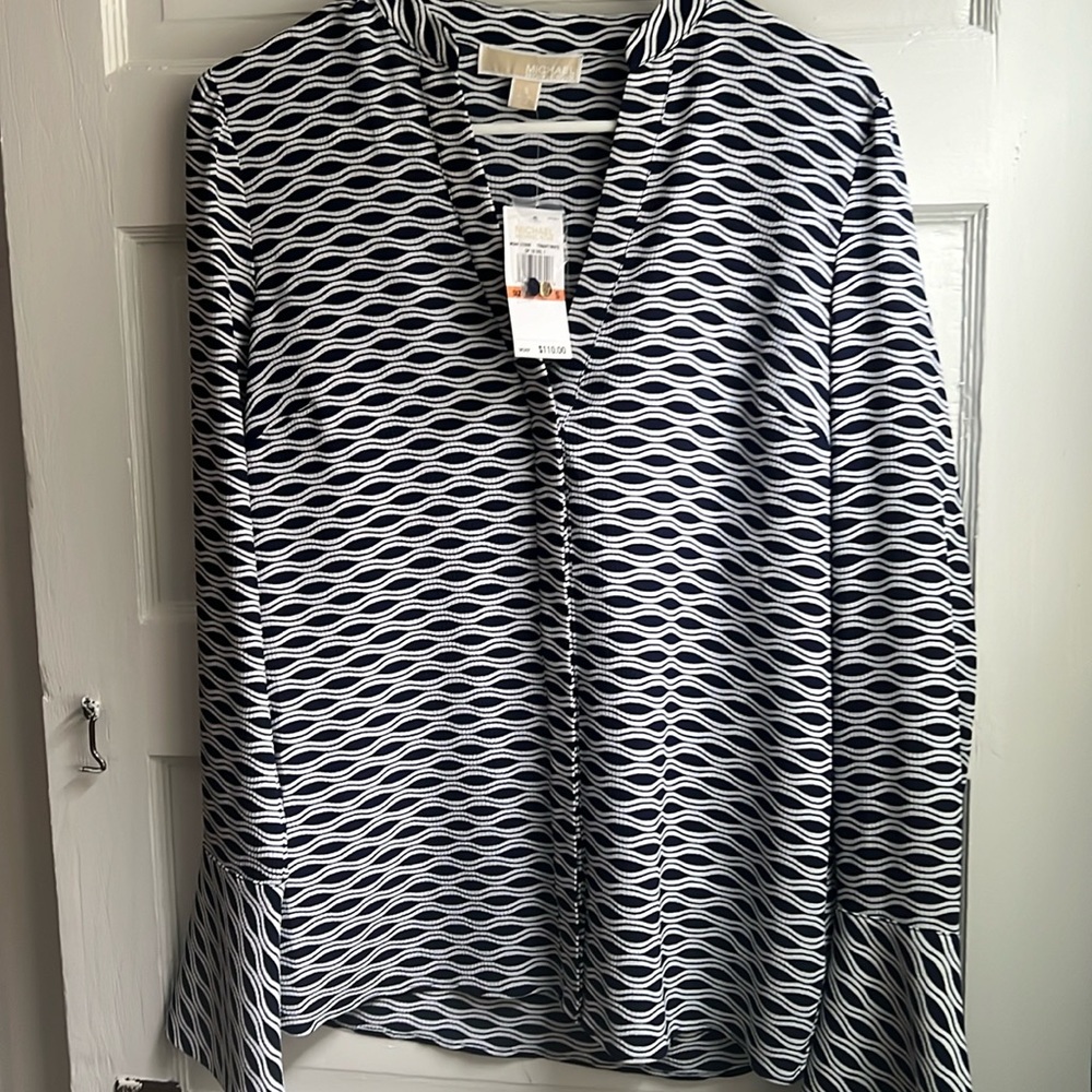 Michael Kors long sleeved blouse, new with tags size Small